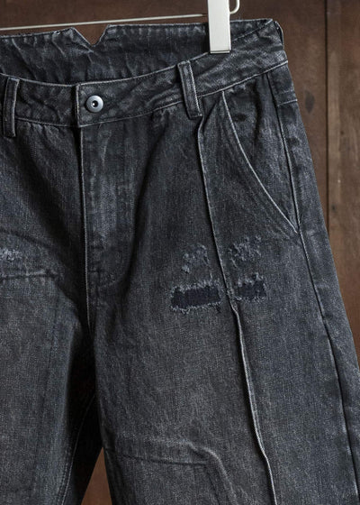 Professor.E AGED DENIM WASHED BLACK 26SS-PE-TRL-06