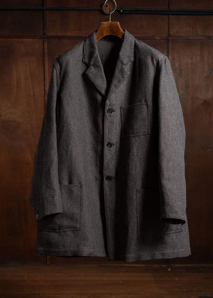 Taiga Takahashi Work Coat Gray Lot.407