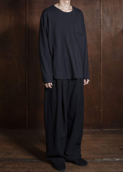 shi shi 26S2C1BK COCOON-longsleeve tee BK
