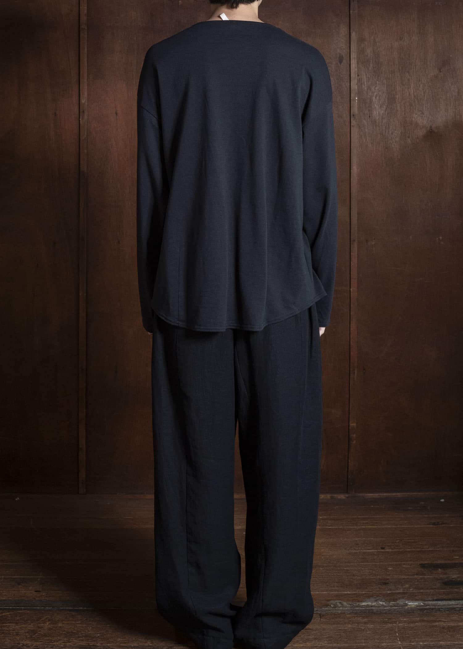 shi shi 26S2C1BK COCOON-longsleeve tee BK
