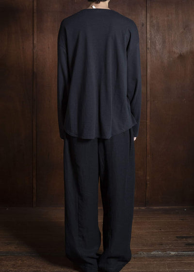 shi shi 26S2C1BK COCOON-longsleeve tee BK