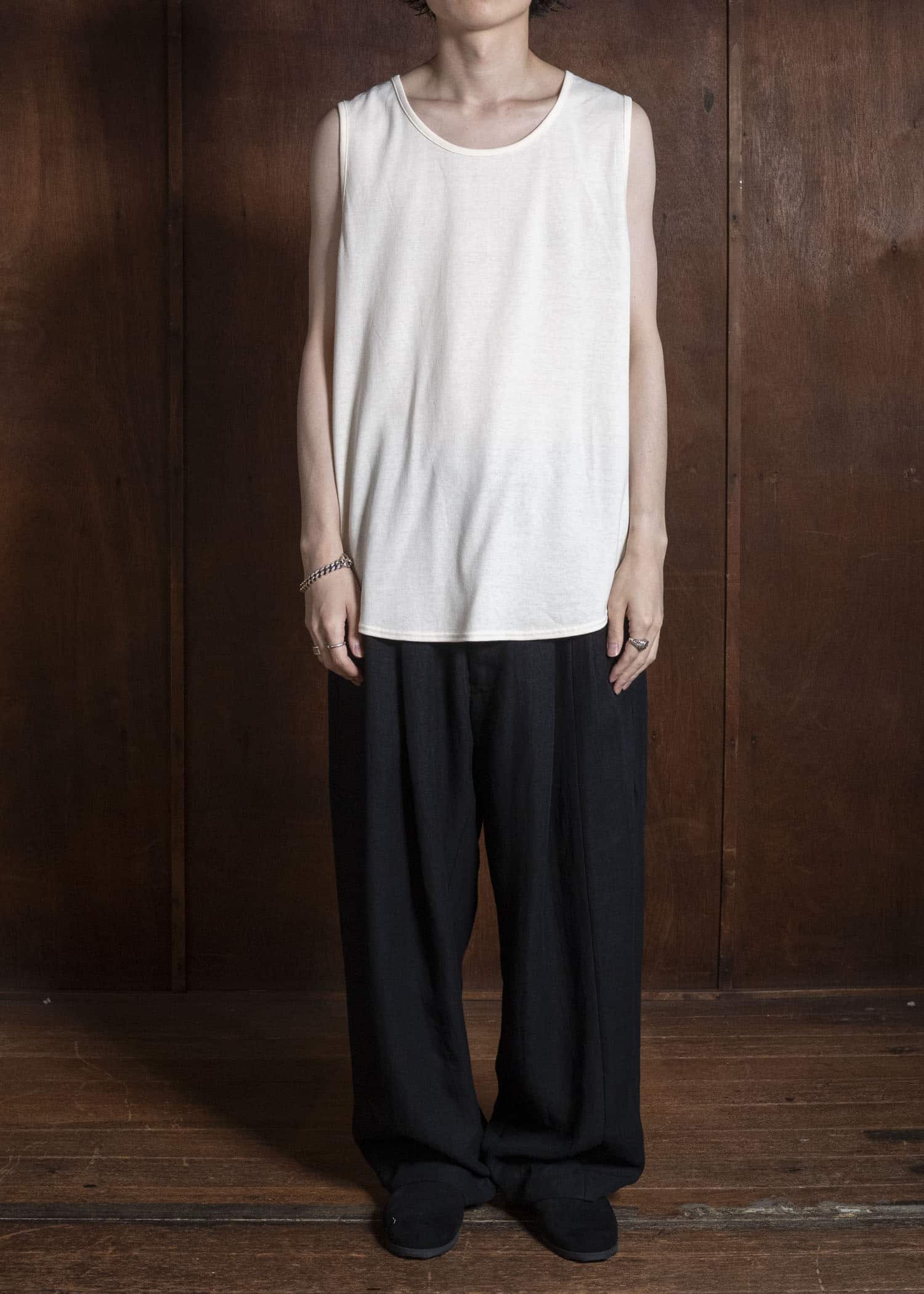 shi shi 26S3C2KN COCOON-wide tank top KN