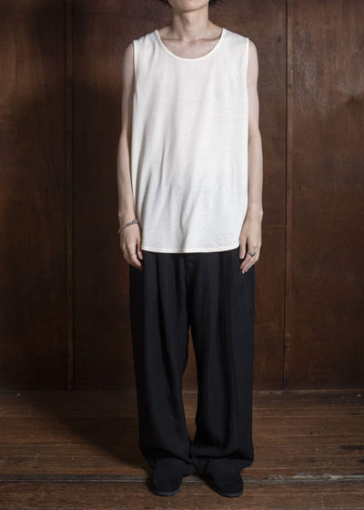 shi shi 26S3C2KN COCOON-wide tank top KN