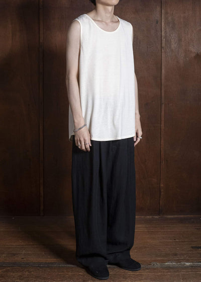 shi shi 26S3C2KN COCOON-wide tank top KN