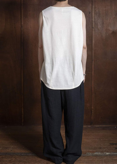 shi shi 26S3C2KN COCOON-wide tank top KN