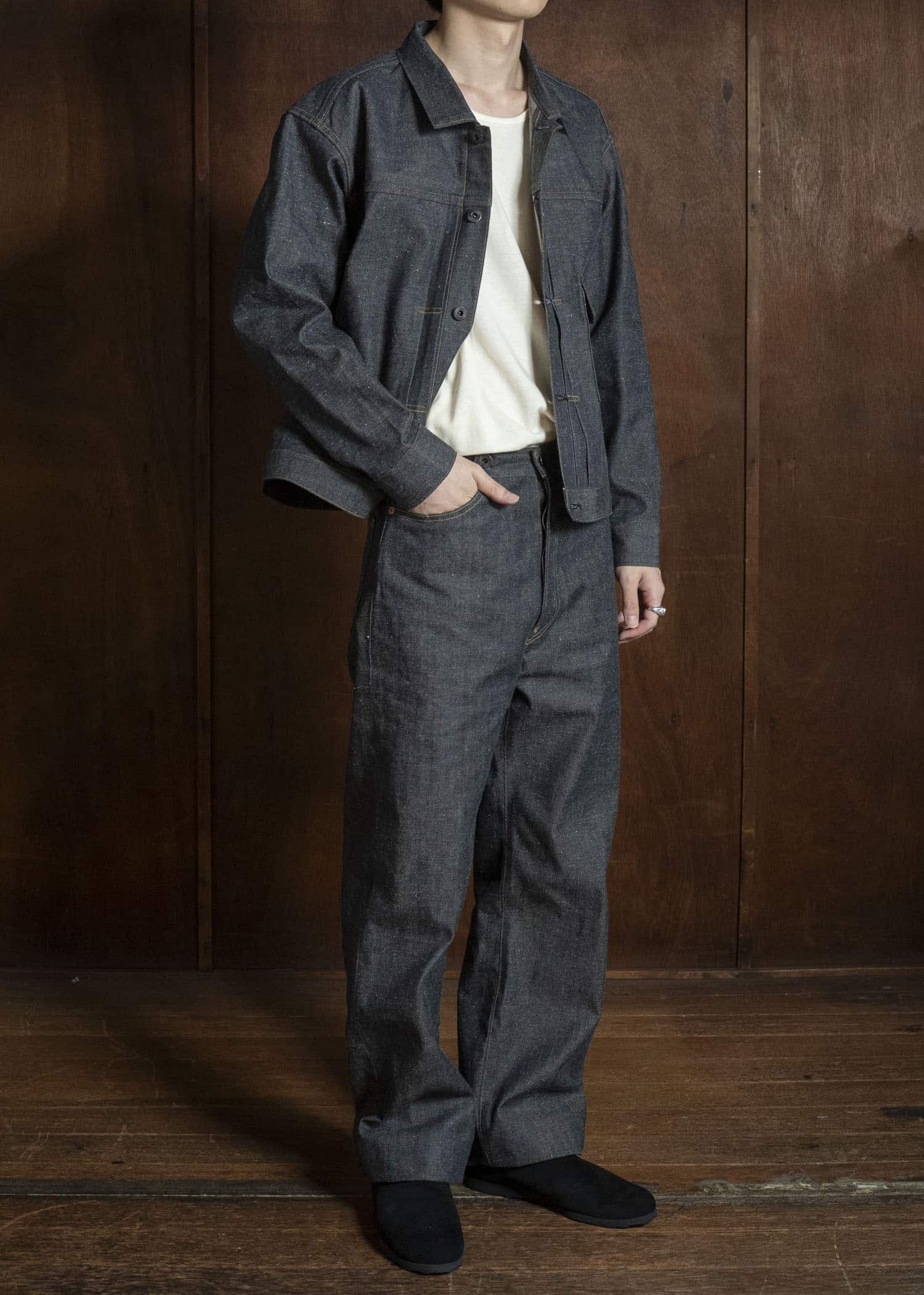 Taiga Takahashi Lot.721-Raw Indigo Denim Trousers C.1930’S Raw Indigo