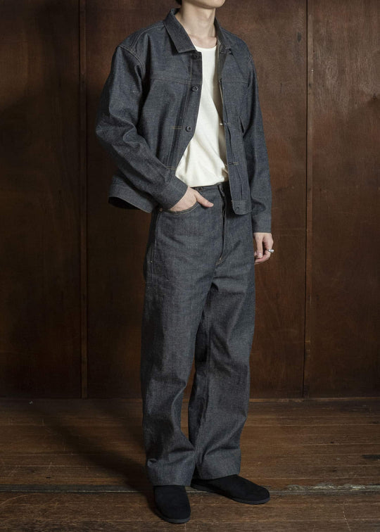 Taiga Takahashi Lot.721-Raw Indigo Denim Trousers C.1930’S Raw Indigo