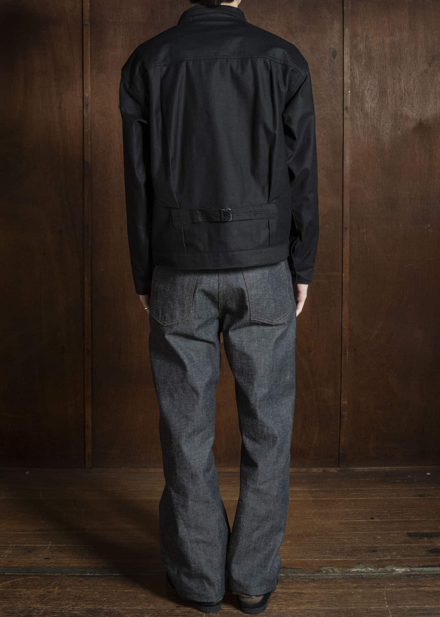 Taiga Takahashi Lot.333-Black Buckle-Backed Jacket C.1930’S Black