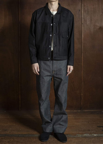 Taiga Takahashi Lot.333-Black Buckle-Backed Jacket C.1930’S Black
