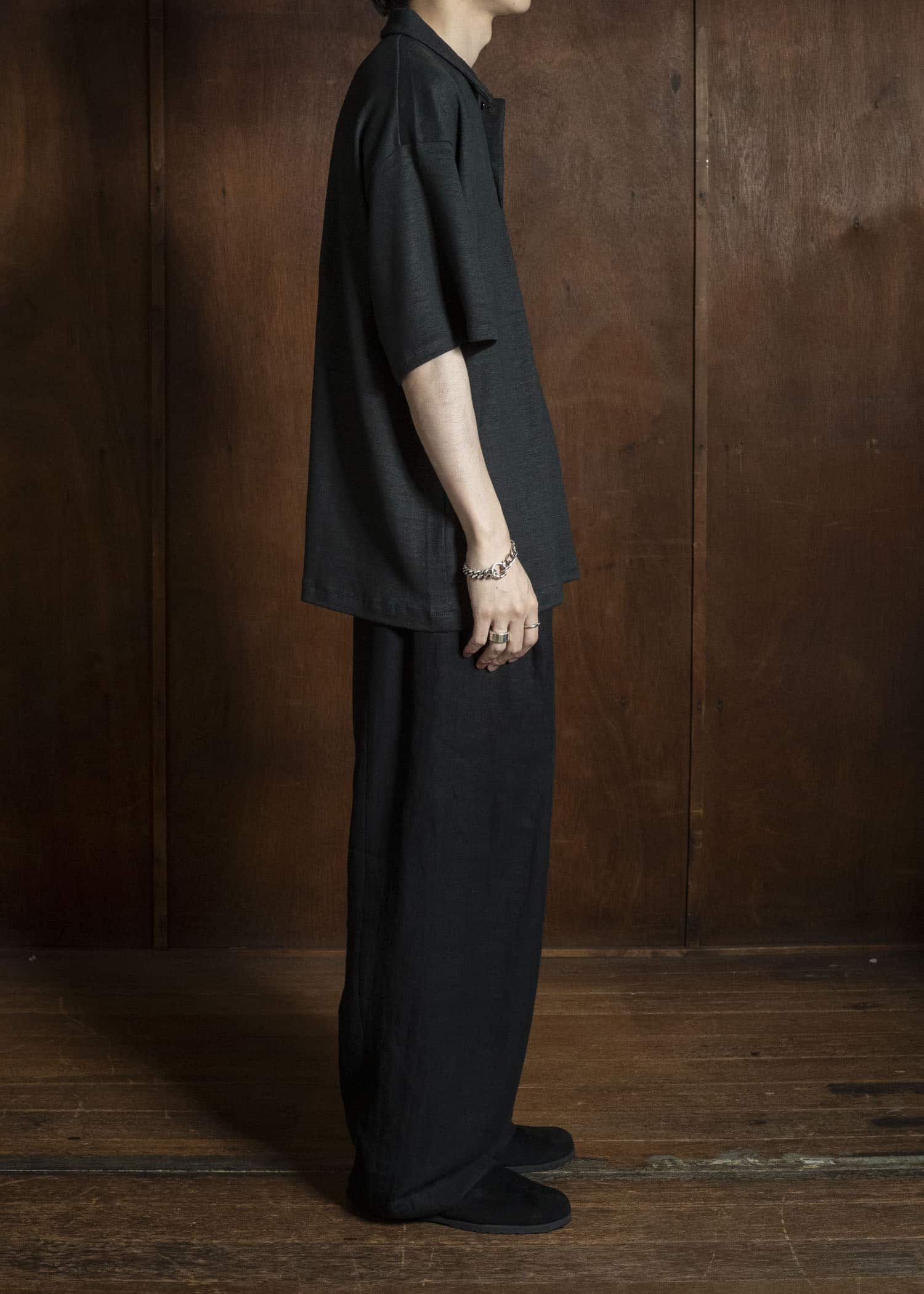YOKO SAKAMOTO YS-26SS-82-BLACK Polo BLACK