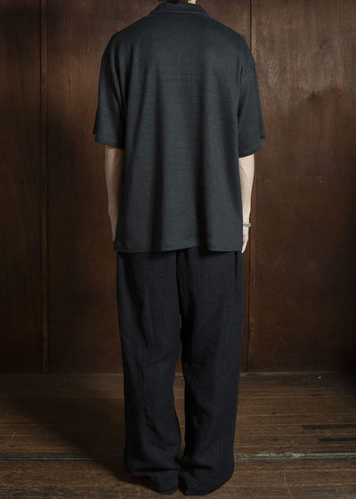 YOKO SAKAMOTO YS-26SS-82-BLACK Polo BLACK