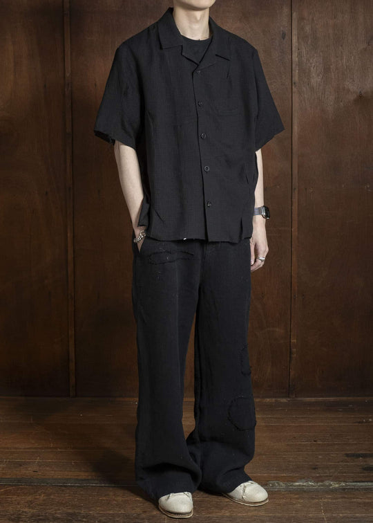 Professor.E CHECK SS BLACK 26SS-PE-SSH-01