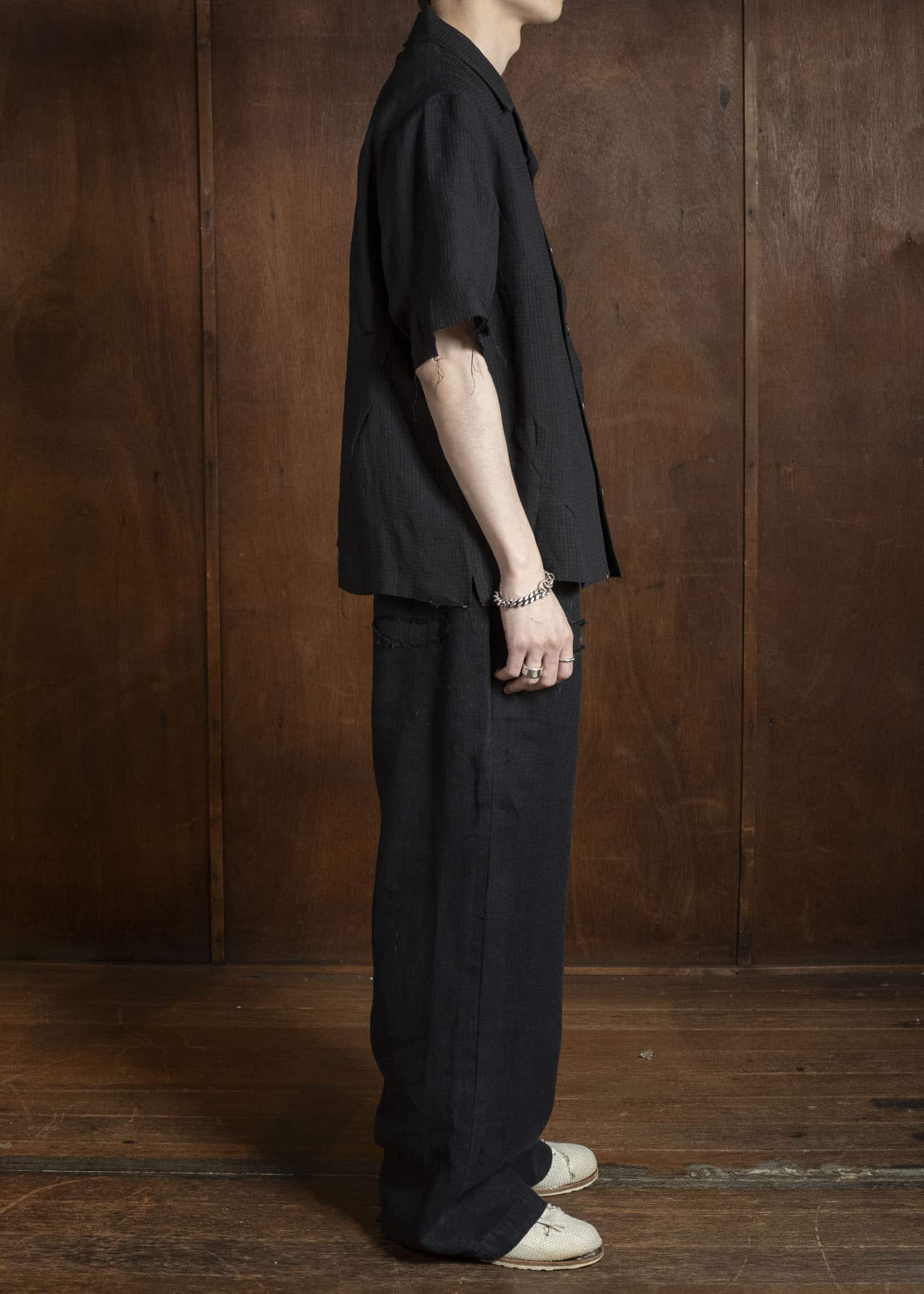 Professor.E REPAIRED CHINO BLACK 26SS-PE-TRL-01