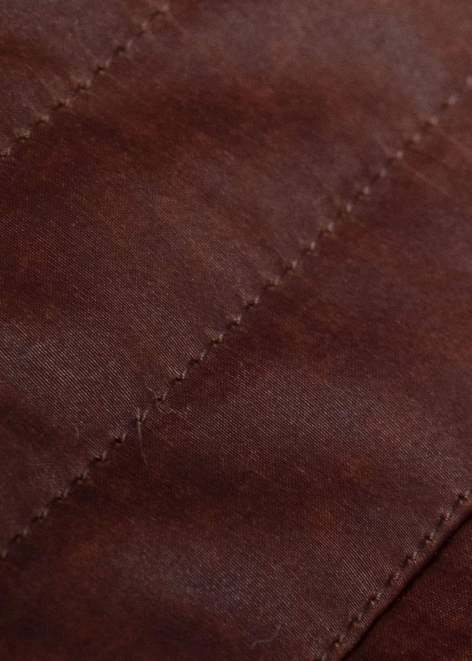 JAN-JAN VAN ESSCHE BAG#42 BIG SPIRAL BAG Shuliang Silk Padded Oxblood