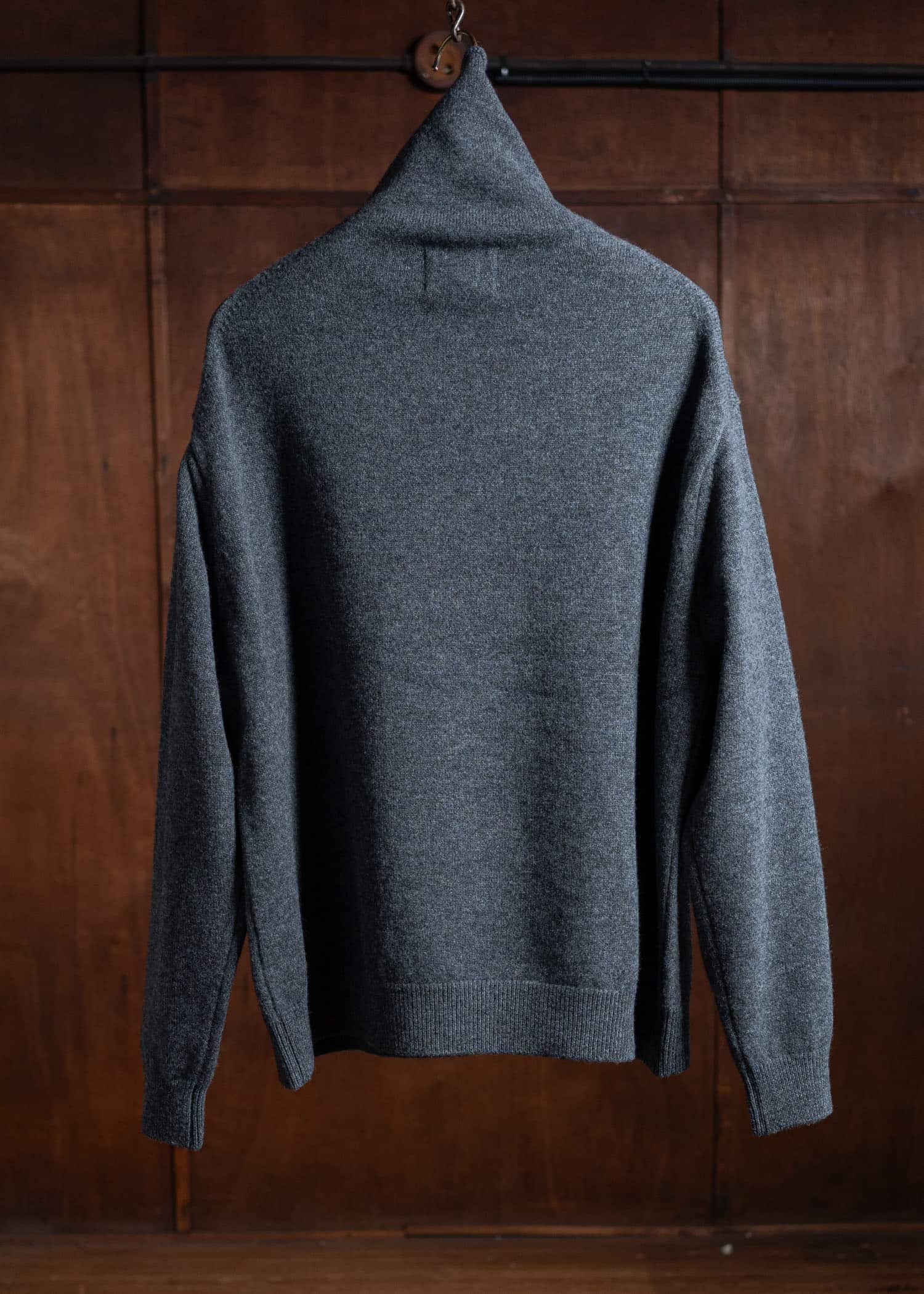 YOKO SAKAMOTO High Neck Knit Chacoal Gray YS-24AW-99-Chacoal Gray