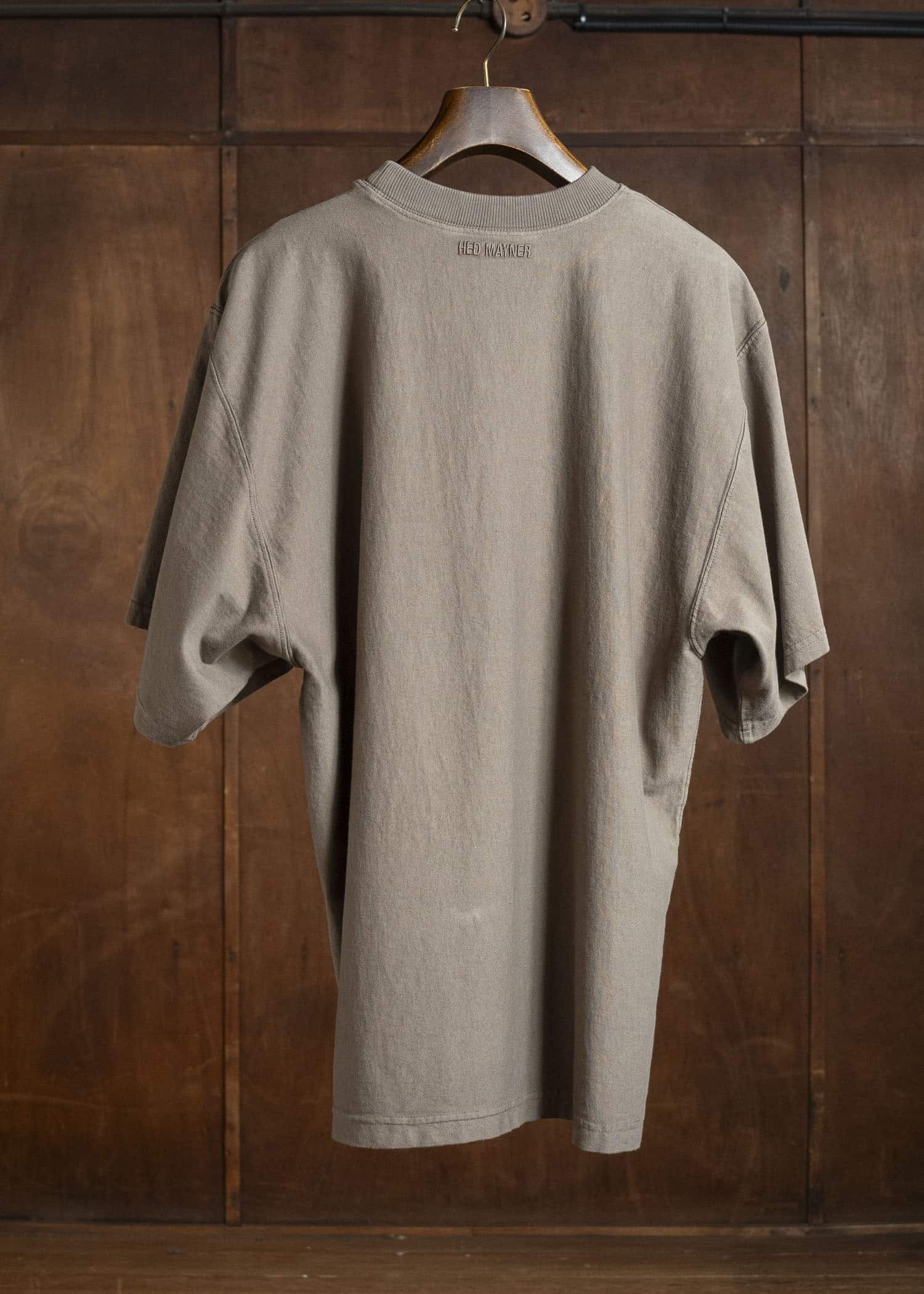 HED MAYNER COTTON JERSEY T-SHIRT BROWN HMMC70007THC293