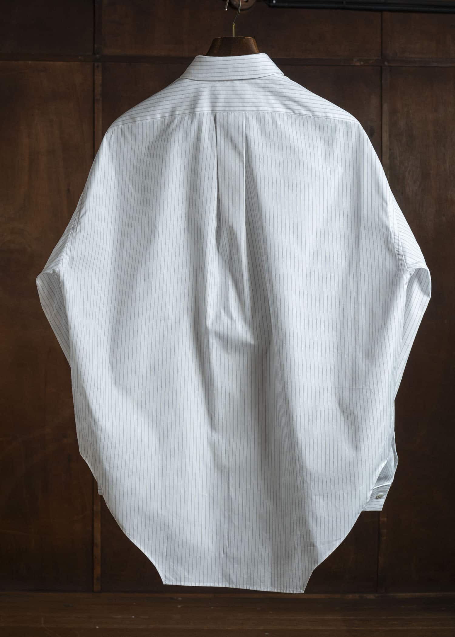 HED MAYNER PIN STRIPED COTTON SHIRT WHITE PIN STRIPE HMMC60048AHC264