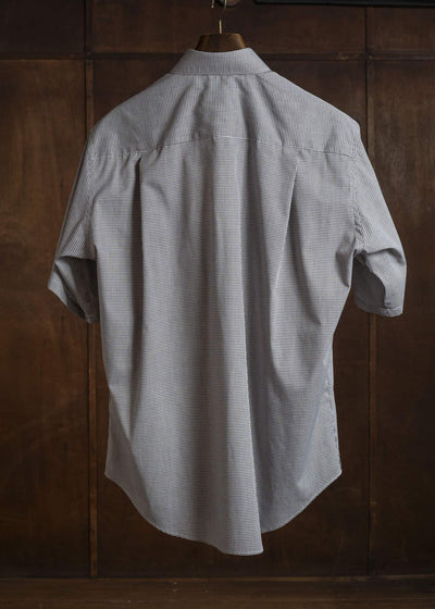 HED MAYNER COTTON VICHY MICRO SHIRT BROWN VICHY HMMC60042AHC263