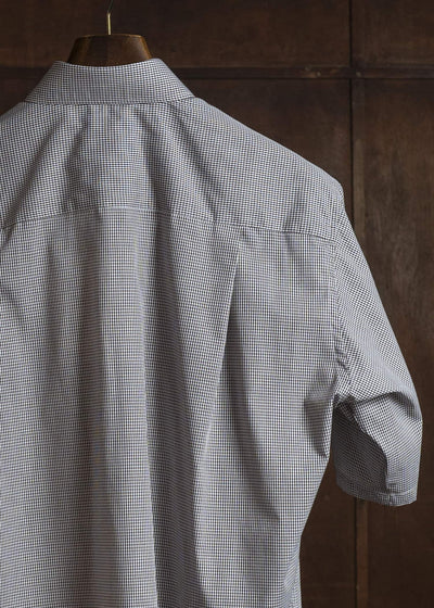 HED MAYNER COTTON VICHY MICRO SHIRT BROWN VICHY HMMC60042AHC263