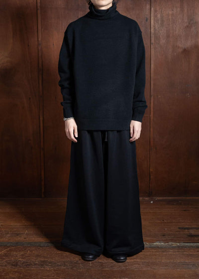 YOKO SAKAMOTO High Neck Knit Black YS-24AW-99-Black