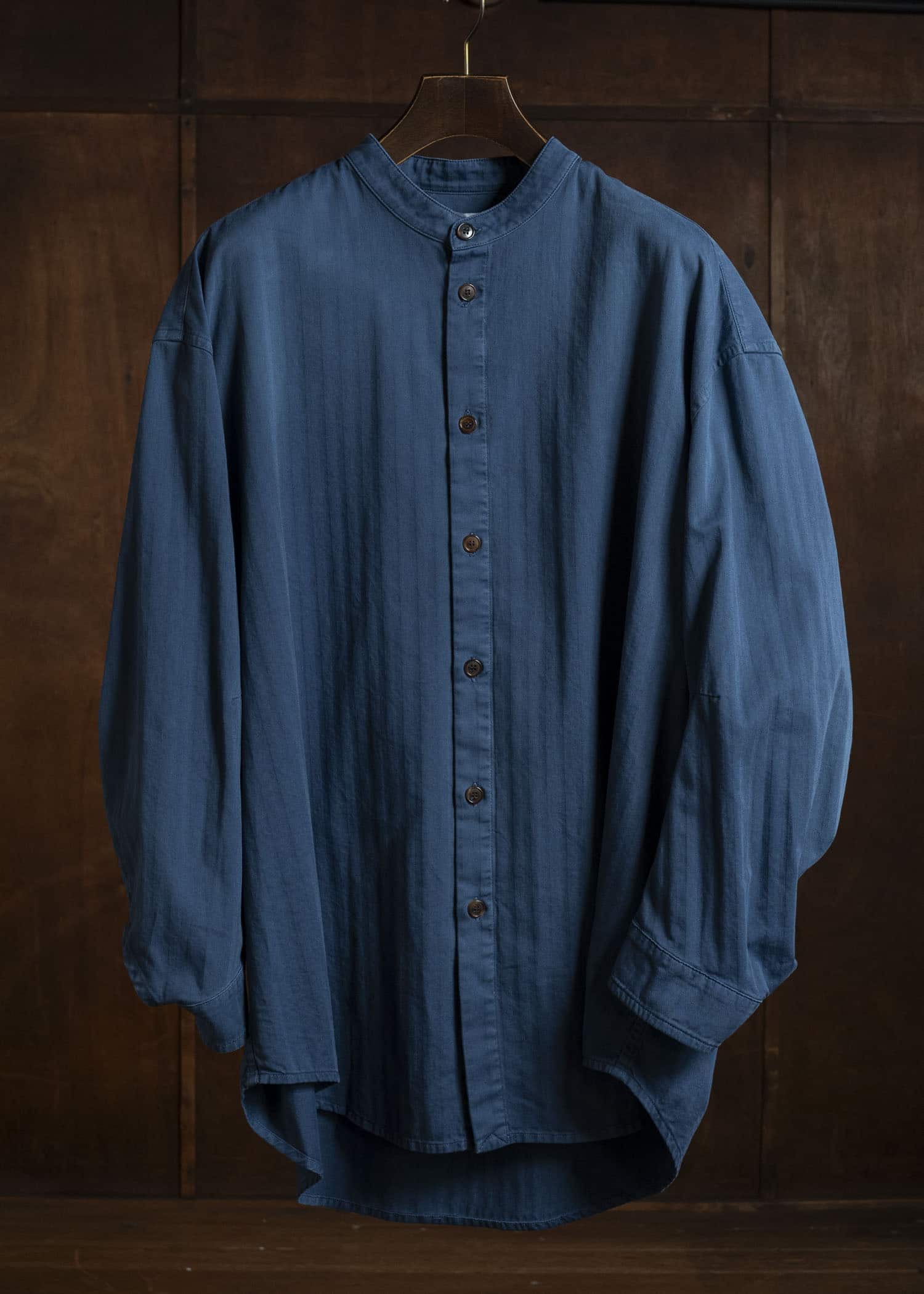 HED MAYNER WORKER DENIM SHIRT BLUE HMMC67034RHC302