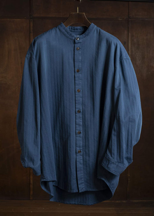 HED MAYNER WORKER DENIM SHIRT BLUE HMMC67034RHC302