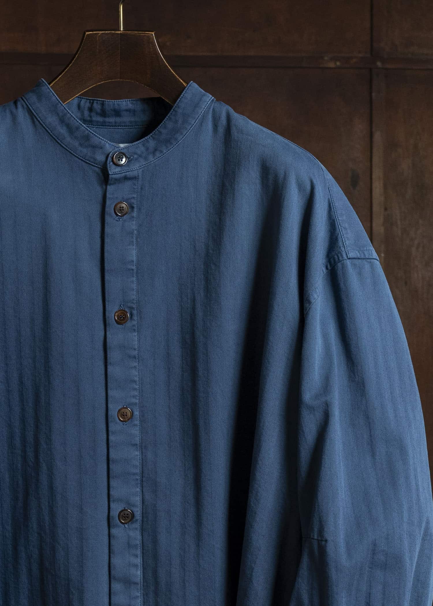 HED MAYNER WORKER DENIM SHIRT BLUE HMMC67034RHC302