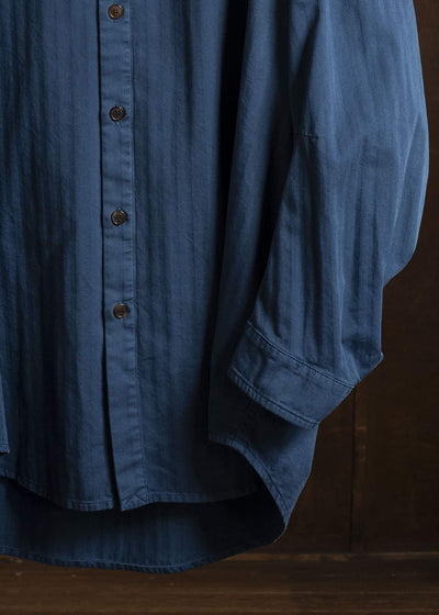 HED MAYNER WORKER DENIM SHIRT BLUE HMMC67034RHC302