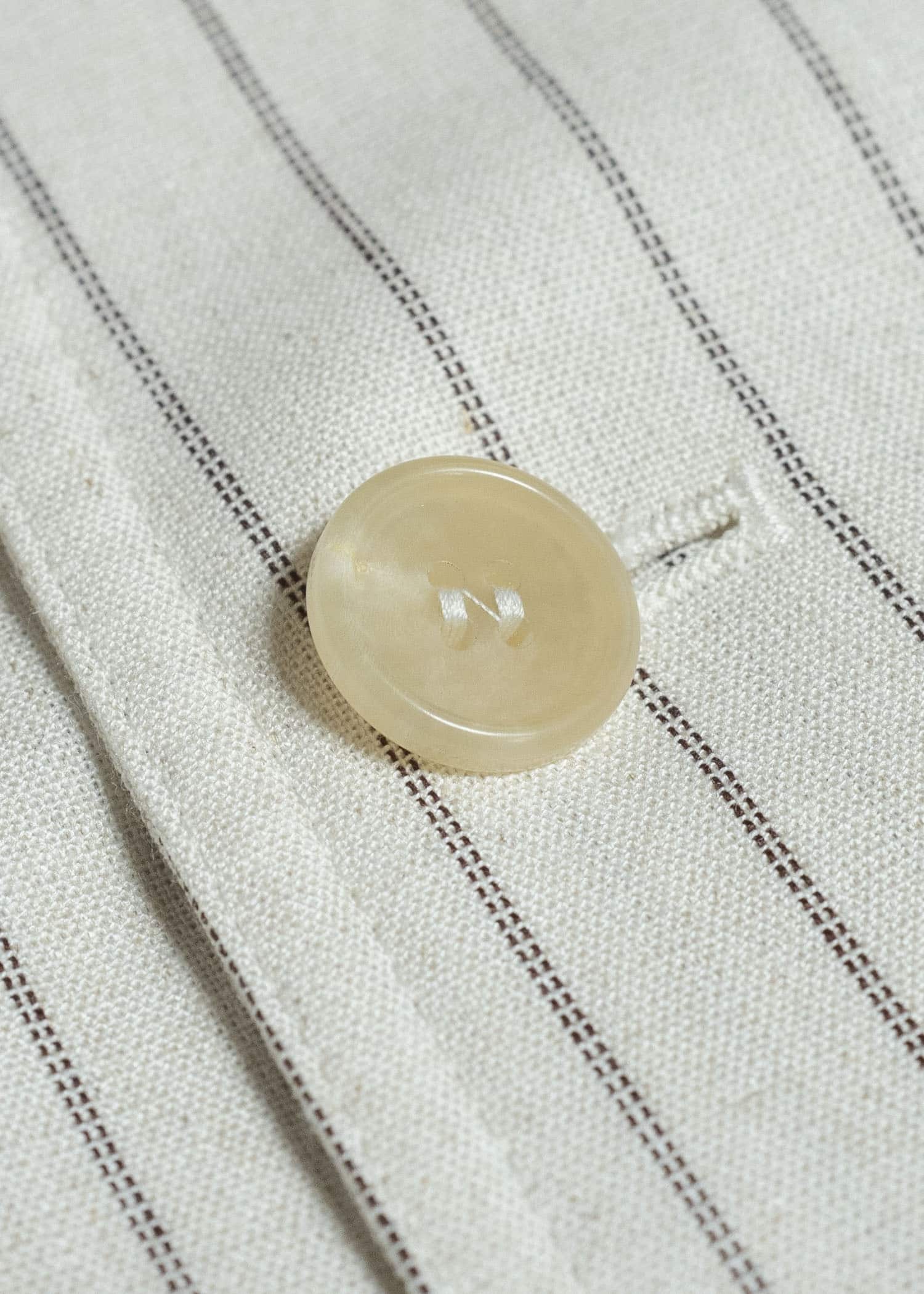 HED MAYNER PIN STRIPED VISCOSE/LINEN JACKET BEIGE PIN STRIPE HMMC15035AHC265