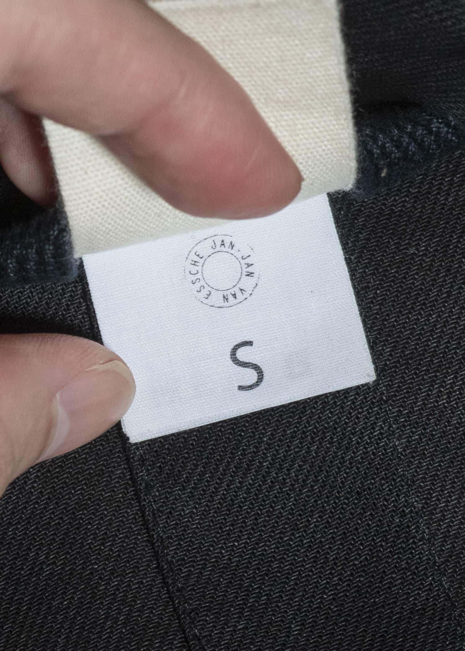 JAN-JAN VAN ESSCHE JACKET#63 OVERSIZED BLAZER WITH JET POCKETS, UNLINED｜PAPER SHEER TWILL Black