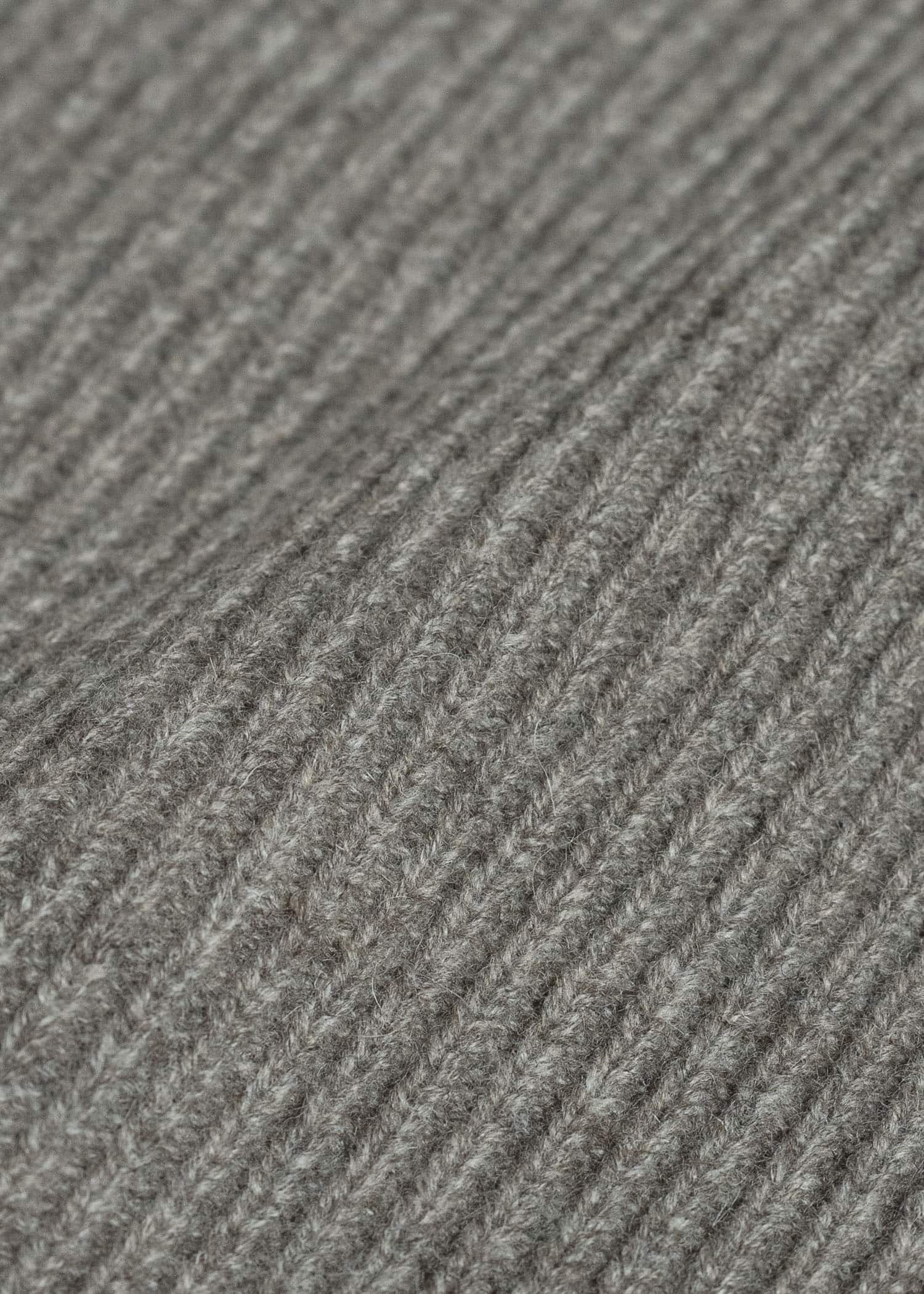 JAN-JAN VAN ESSCHE KNIT#74 WIDE FIT KNITTED TURTLE NECK SWEATER Sartuul Wool Natural Grey