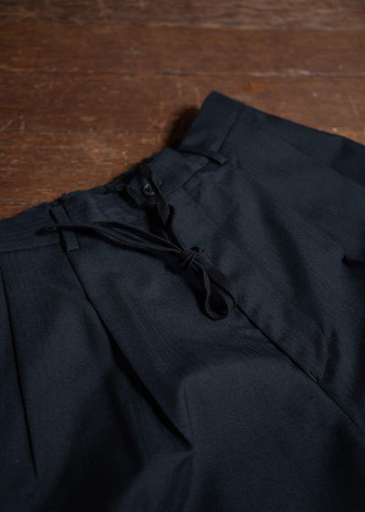 YOKO SAKAMOTO Classic Wide Trousers Black YS-24AW-29-Black