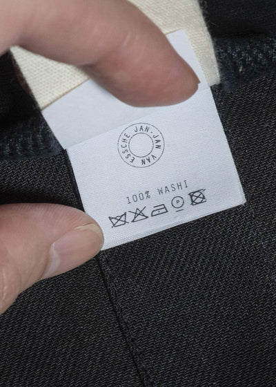 JAN-JAN VAN ESSCHE JACKET#63 OVERSIZED BLAZER WITH JET POCKETS, UNLINED｜PAPER SHEER TWILL Black