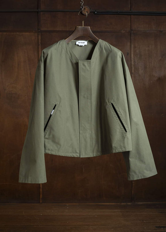 HED MAYNER COTTON TWILL JACKET MILITARY GREEN HMMC10058AHC162