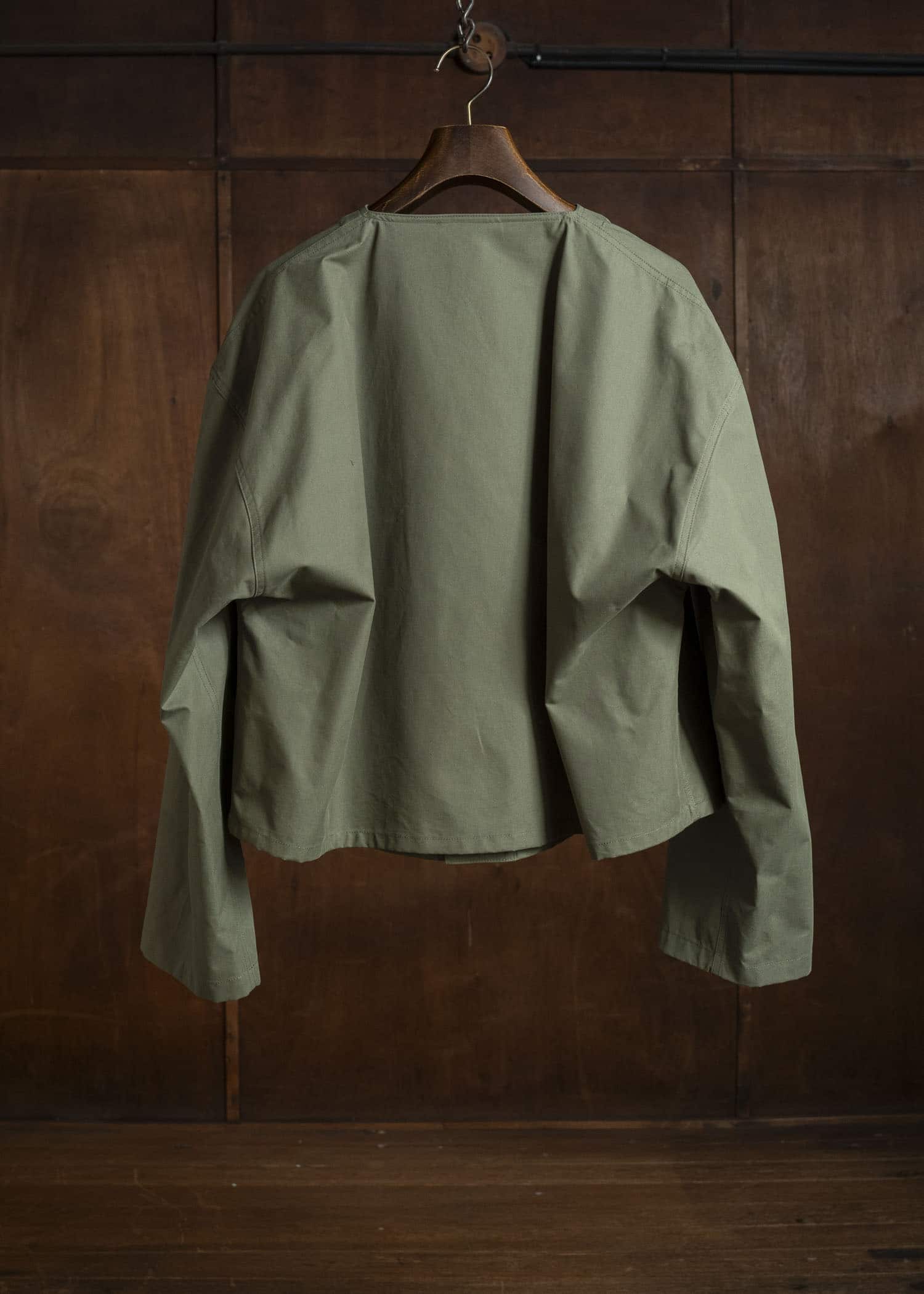 HED MAYNER COTTON TWILL JACKET MILITARY GREEN HMMC10058AHC162