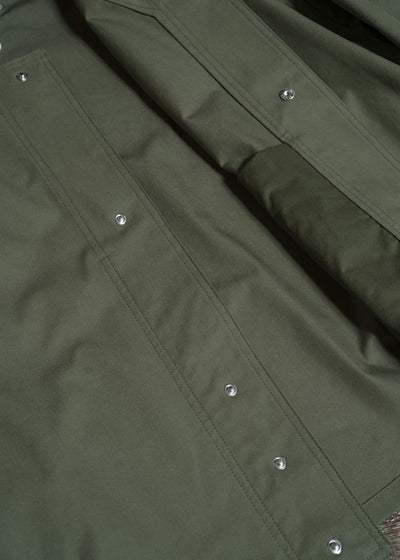 HED MAYNER COTTON TWILL JACKET MILITARY GREEN HMMC10058AHC162