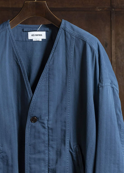 HED MAYNER WORKER DENIM JACKET BLUE HMMC67042RHC302