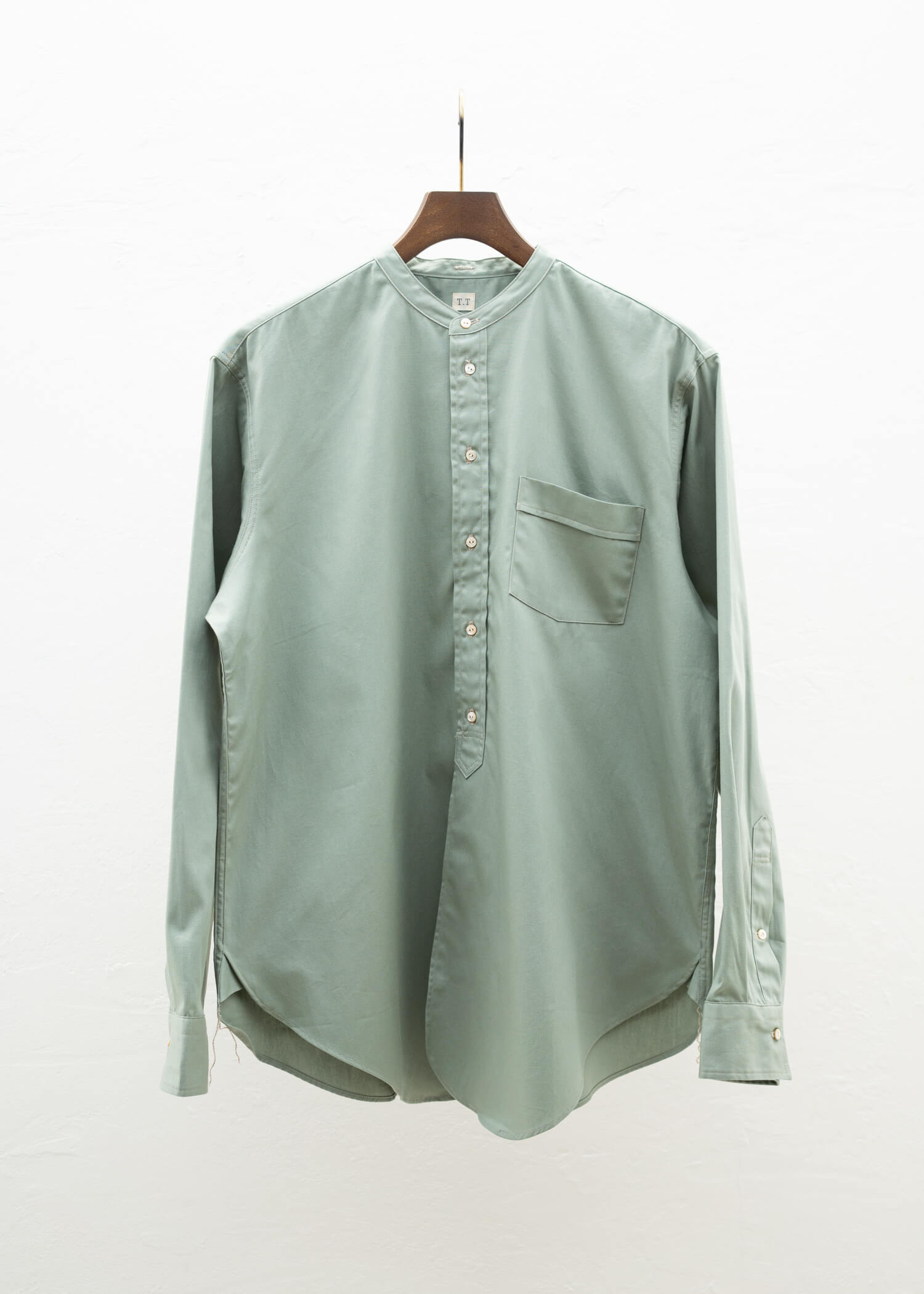 Taiga Takahashi Lot.104 BAND COLLAR SHIRT