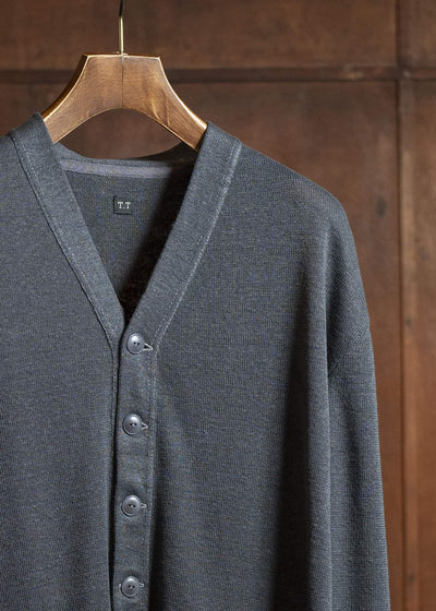Taiga Takahashi Work Cardigan Lot.524 Charcoal