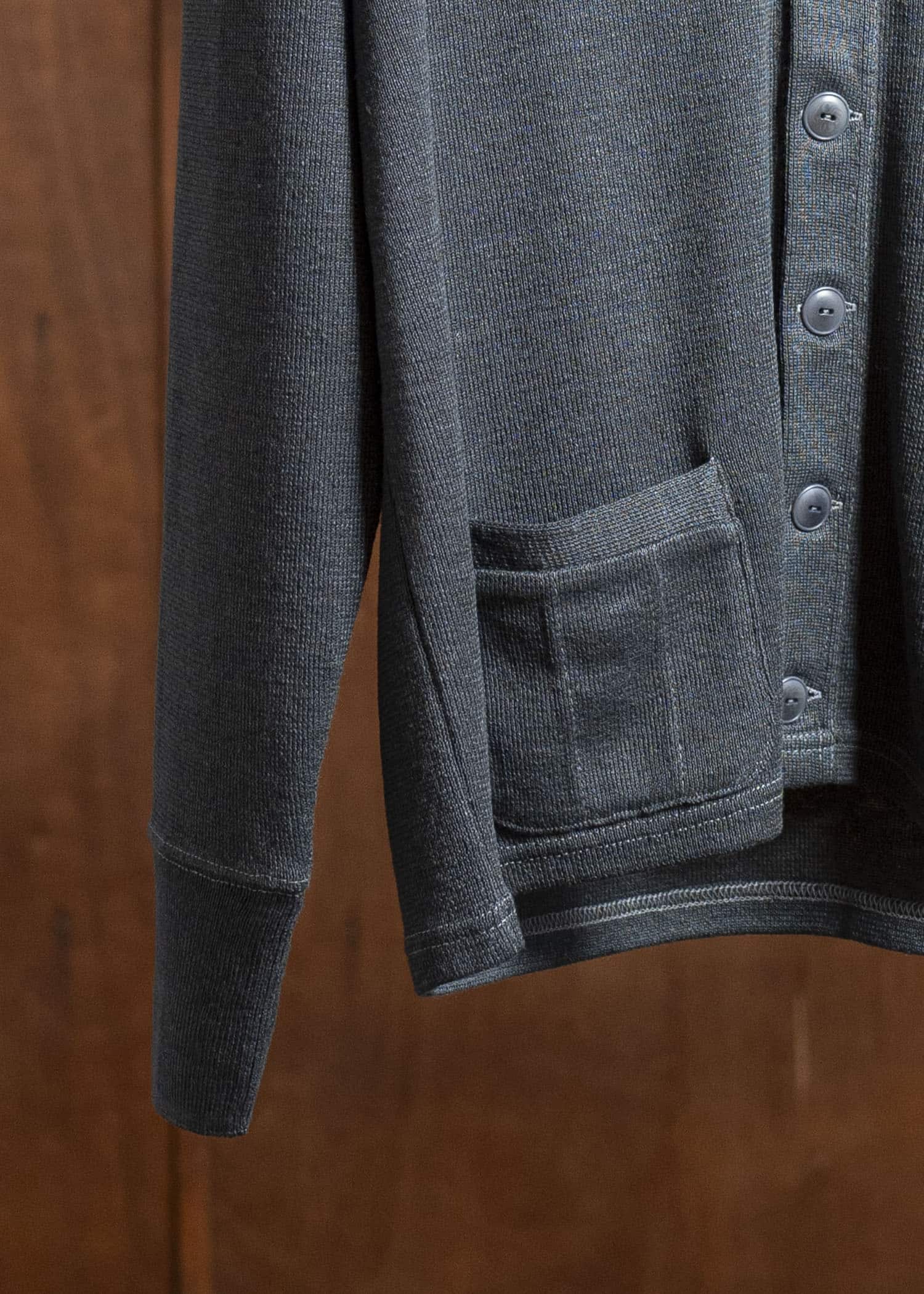 Taiga Takahashi Work Cardigan Lot.524 Charcoal