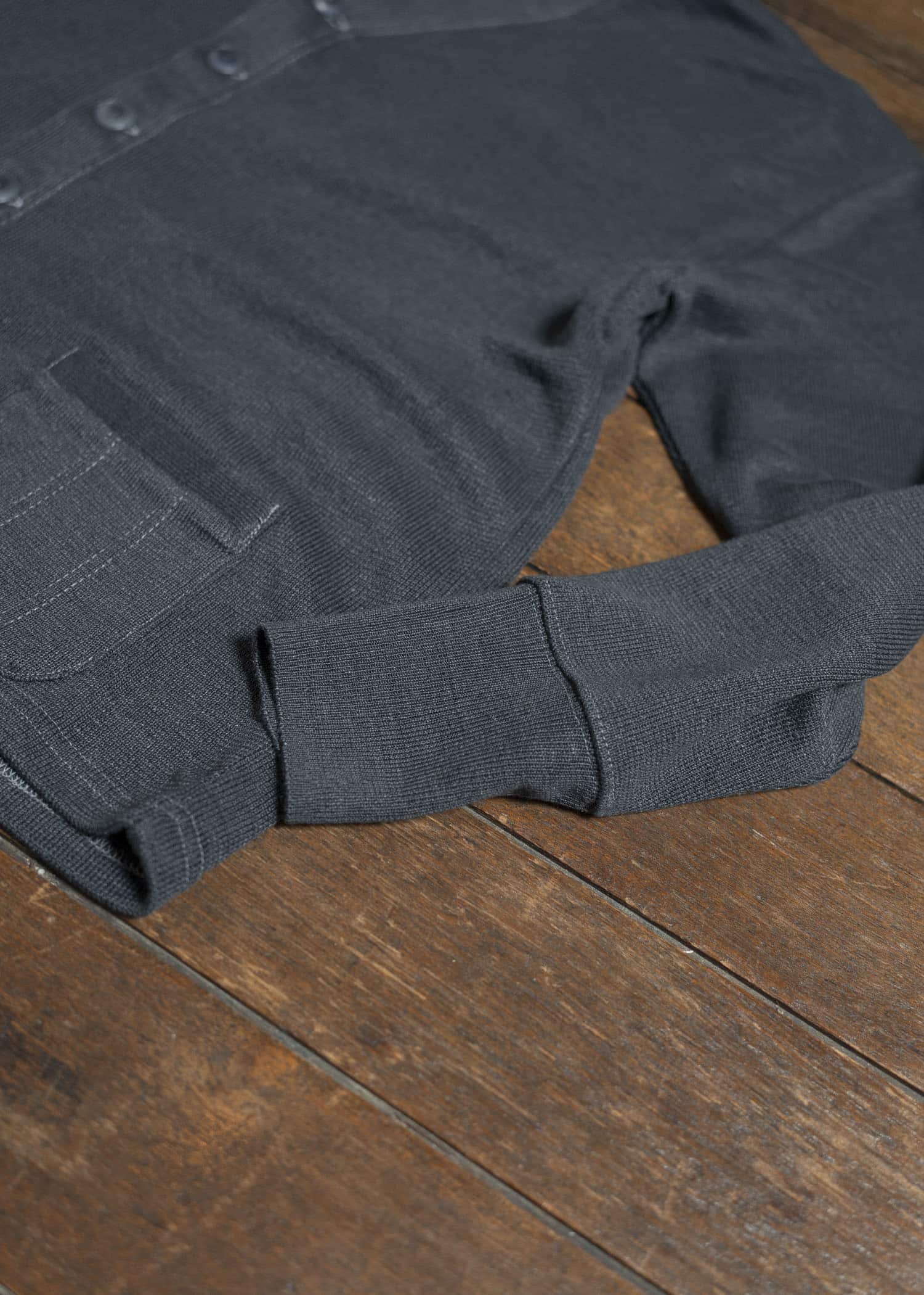 Taiga Takahashi Work Cardigan Lot.524 Charcoal