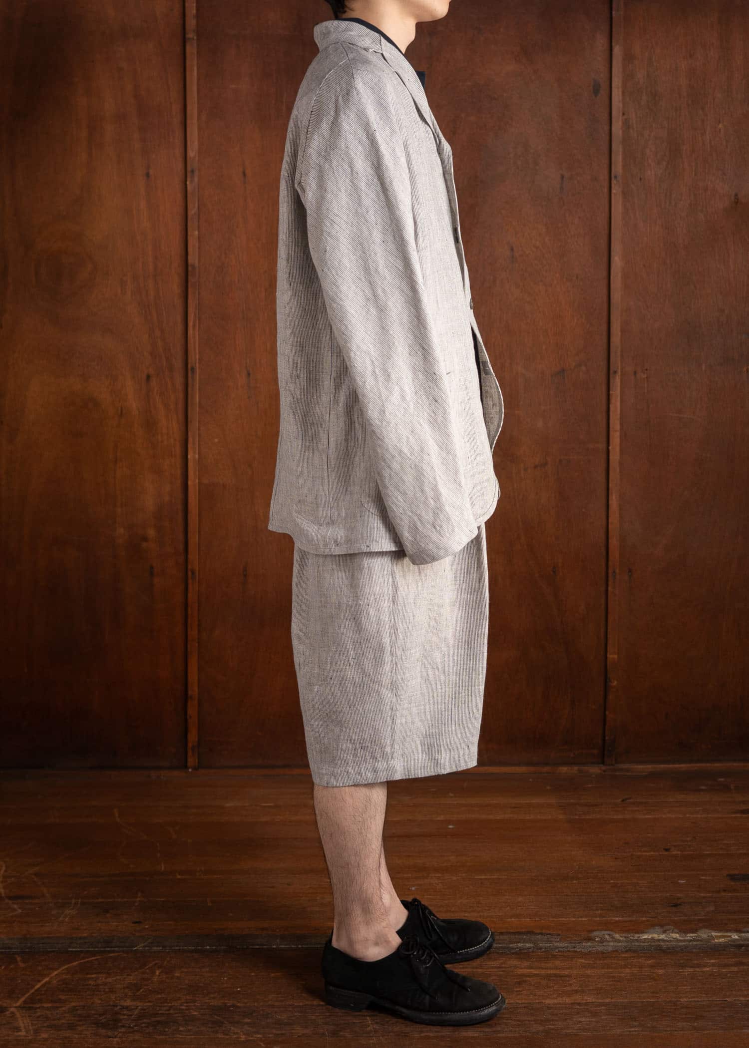 Jurgen Lehl Linen Shrink Wide Shorts J0142FPM503-10