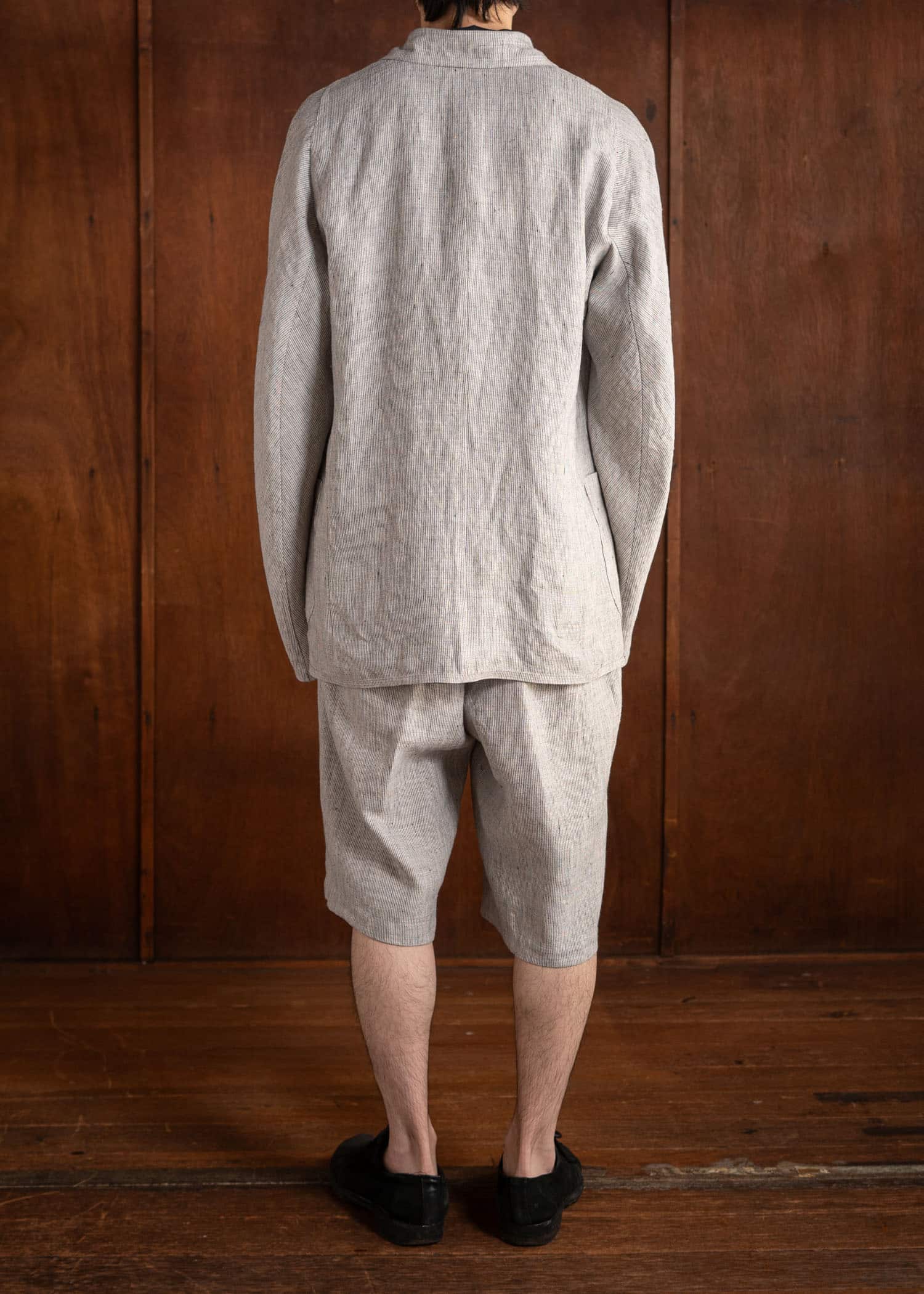 Jurgen Lehl Linen Shrink Wide Shorts J0142FPM503-10