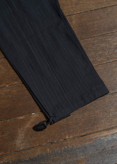 JAN-JAN VAN ESSCHE TROUSERS#88 LOOSE FIT, SINGLE PLEATED TROUSERS Medium Seersucker Dark Striped