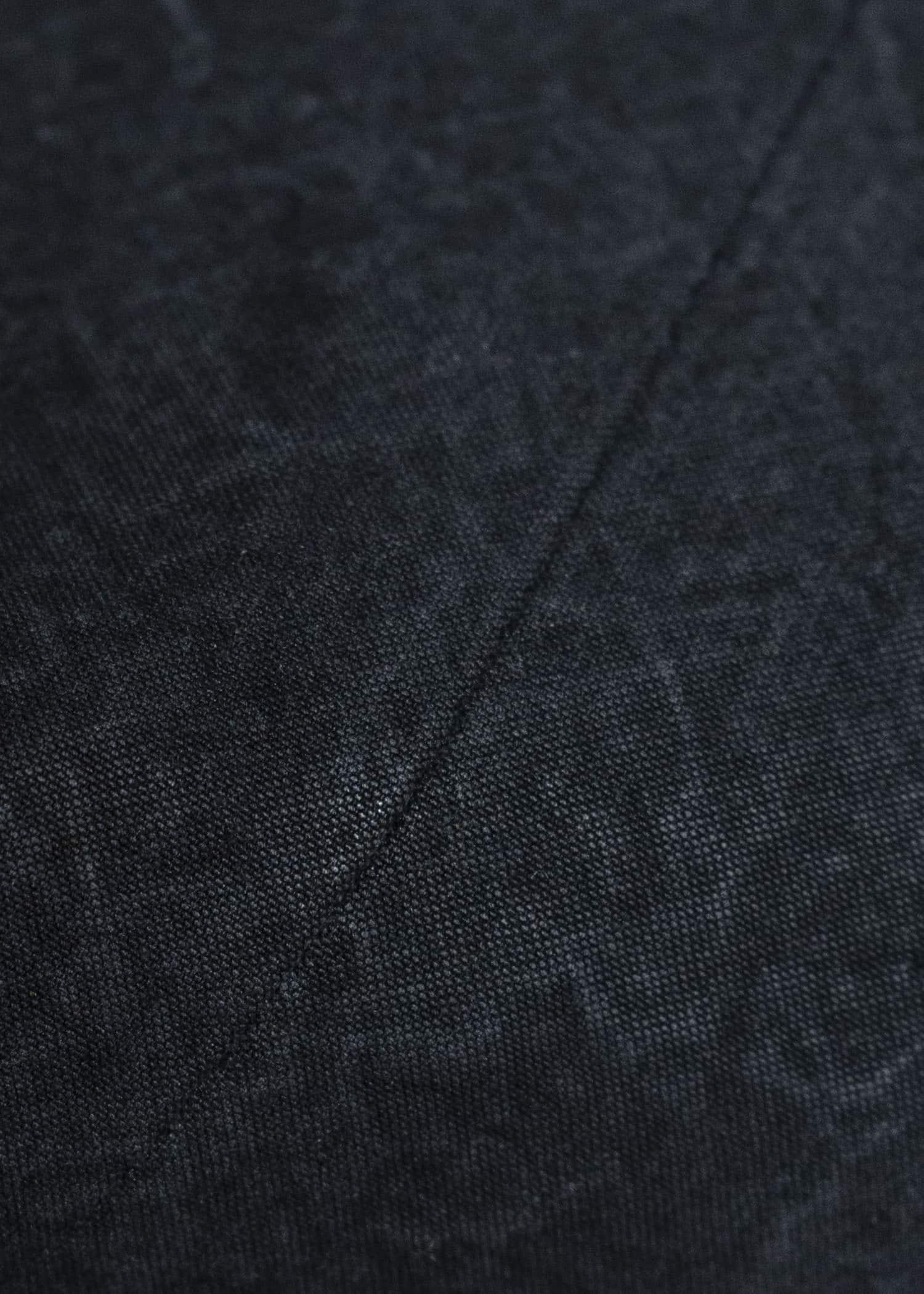 JAN-JAN VAN ESSCHE BAG#41 SMALL SPIRAL BAG Time Washed Canvas Black