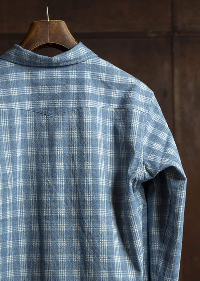 Taiga Takahashi Palaka Jacket Lot .319 Discharged Indigo Plaid