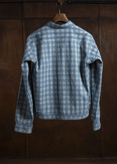 Taiga Takahashi Palaka Jacket Lot .319 Discharged Indigo Plaid