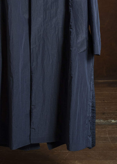 WATERPROOF NYLON COAT NAVY BLUE HMMC10054AHC156