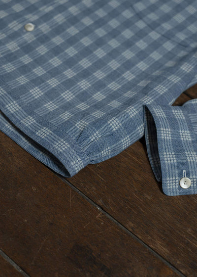 Taiga Takahashi Palaka Jacket Lot .319 Discharged Indigo Plaid