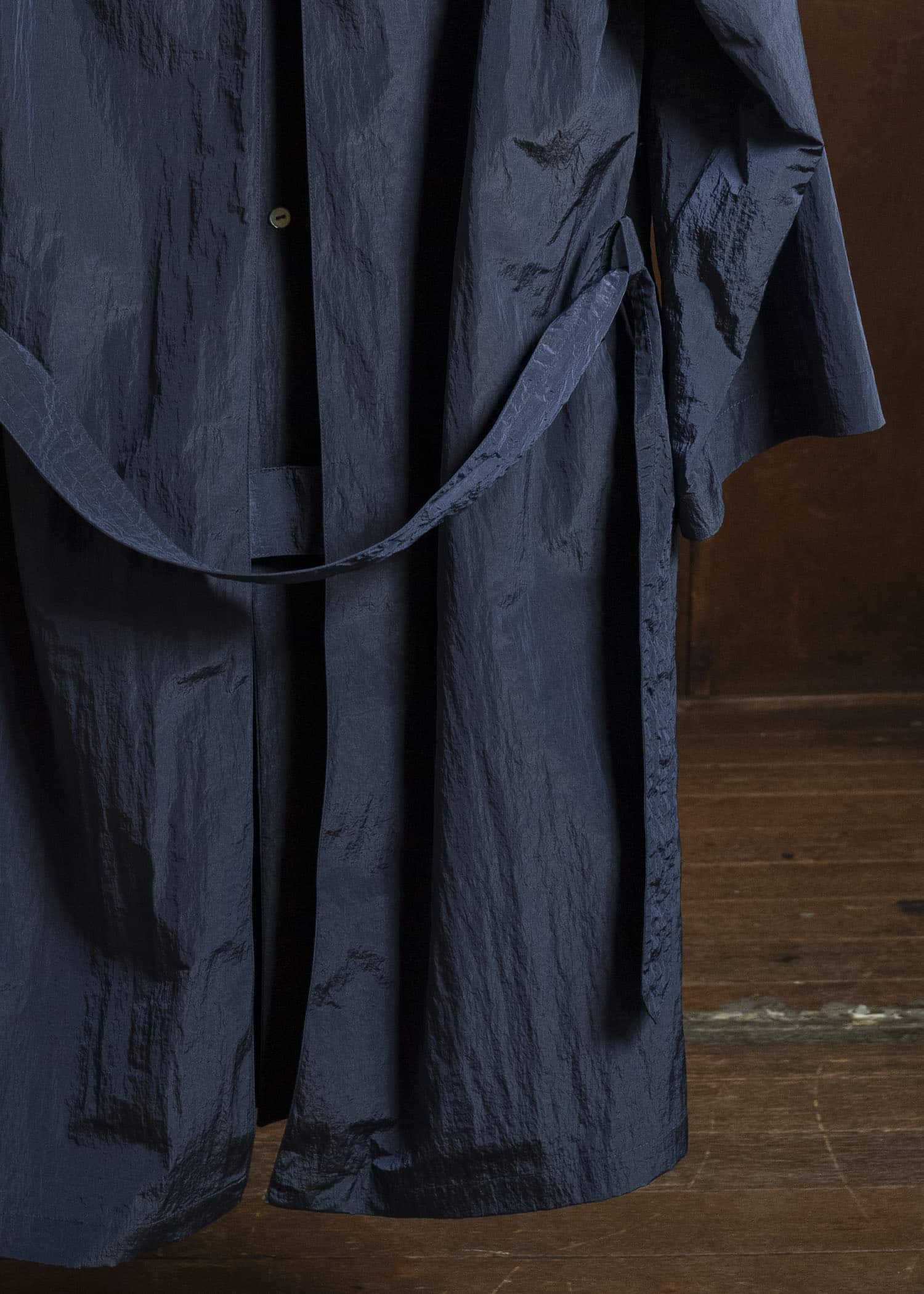WATERPROOF NYLON COAT NAVY BLUE HMMC10054AHC156